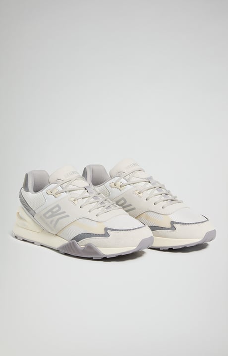 Retro men's sneakers, WHITE Retro men's sneakers, WHITE, hi-res-1