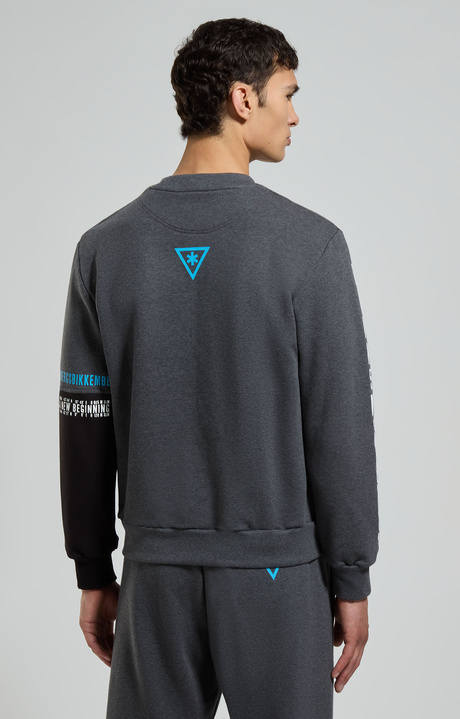 Men's sweatshirt with Seaport print, DARK SHADOW, hi-res-1