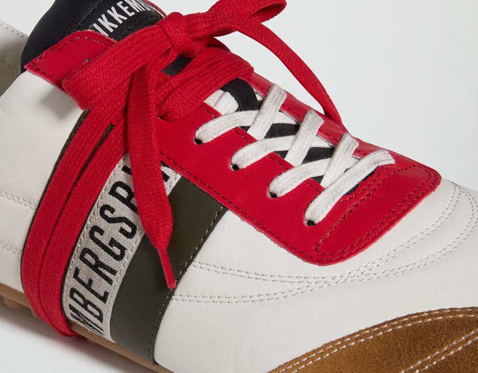 Men's Soccer M sneakers with double laces, PALUDE / OFF WHITE, hi-res-1
