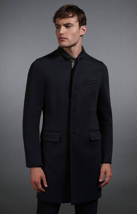 Men's navy coat, NAVY, hi-res-1