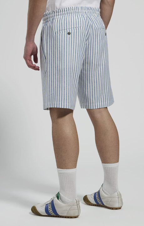 Men's striped shorts, LITTLE BOY BLUE, hi-res-1