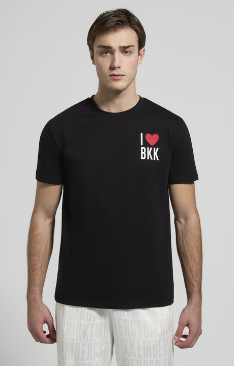 Men's printed T-shirt, BLACK, hi-res-1