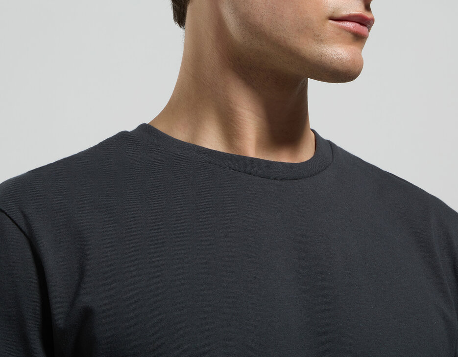 Men's T-shirt with back print, PIRATE BLACK Men's T-shirt with back print, PIRATE BLACK, hi-res-1