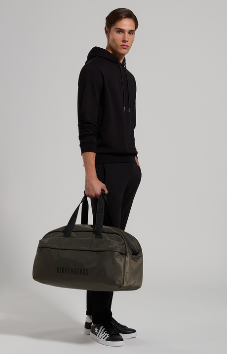 Men's embroidered sweatshirt, BLACK, hi-res-1