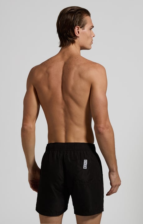 Men's swim shorts, BLACK Men's swim shorts, BLACK, hi-res-1