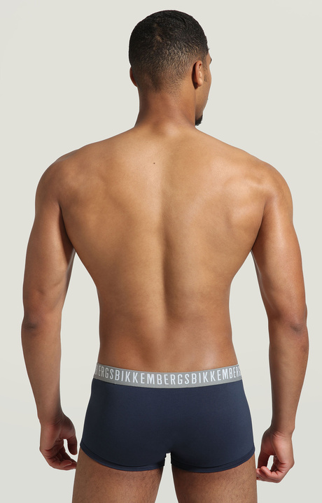 3-pack men's boxers in stretch cotton, NAVY 3-pack men's boxers in stretch cotton, NAVY, hi-res-1