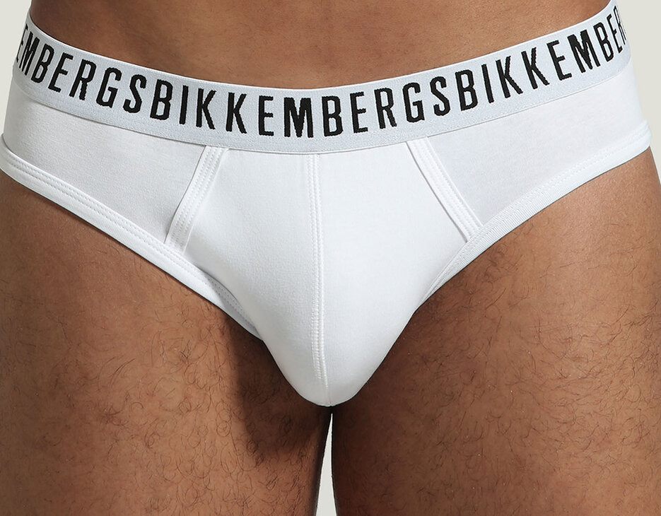 2-pack men's briefs in stretch cotton, WHITE, hi-res-1