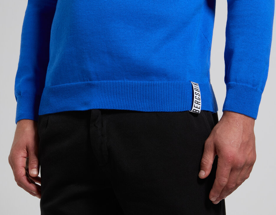 Men's knit pullover with insert panel, SURF THE WEB, hi-res-1