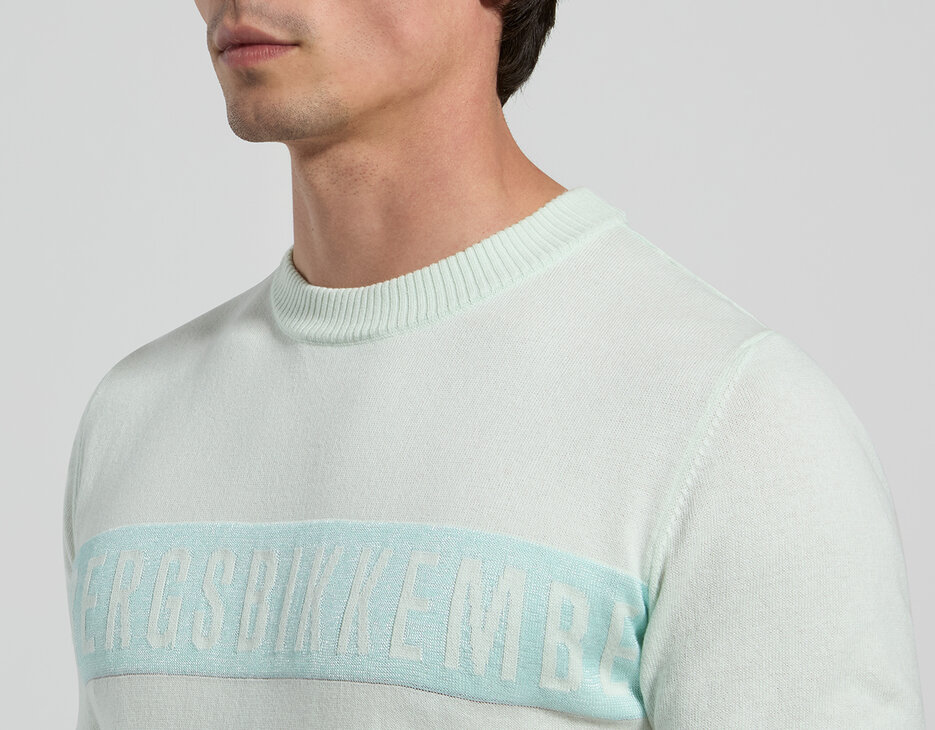 Men's short-sleeve knit sweater, MILKY GREEN, hi-res-1