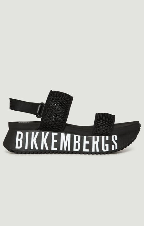 Women's platform sandals Rebeca, BLACK/WHITE Women's platform sandals Rebeca, BLACK/WHITE, hi-res-1