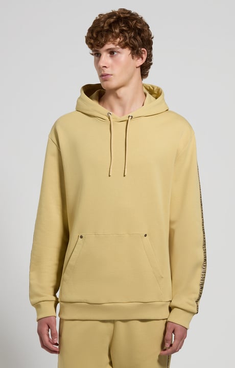 Men's garment-dyed hoodie, SILVER FERN, hi-res-1