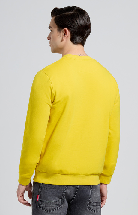 Men's sweatshirt with 3D print, SULPHUR, hi-res-1