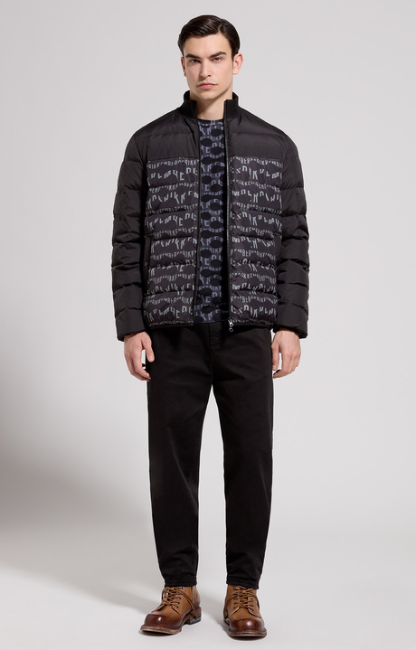 Men's pop camouflage puffer, BLACK, hi-res-1