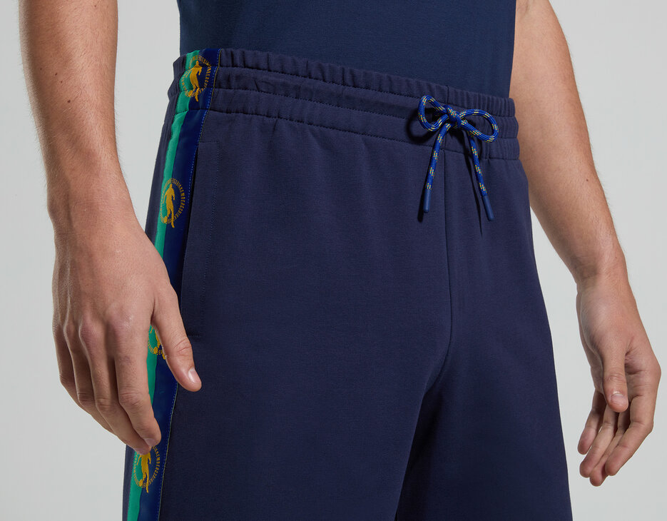 Men's fleece shorts, BLACK IRIS Men's fleece shorts, BLACK IRIS, hi-res-1