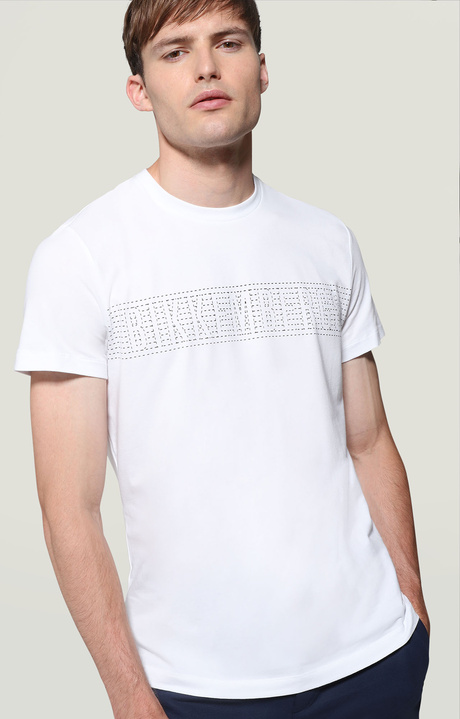 Men's short sleeved T-shirt, OPTICAL WHITE, hi-res-1