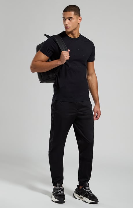 T-shirt uomo slim fit, ANTHRACITE, hi-res-1