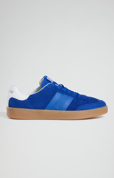 Men&rsquo;s Recoba multimaterial sneakers, BLUE, hi-res-1