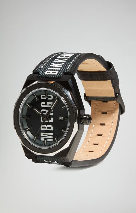 bikkembergs Watch with leather band