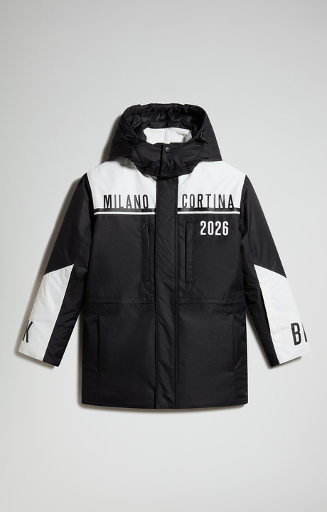 Technical junior's jacket Olympics, BLACK/WHITE, hi-res-1