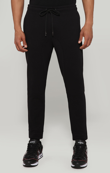 Men's printed sweatpants, BLACK, hi-res-1