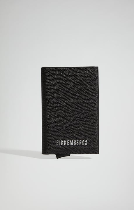 Men's leather wallet - Drew, BLACK Men's leather wallet - Drew, BLACK, hi-res-1