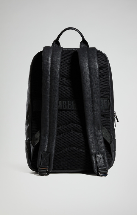 Men's Roy leather backpack, BLACK Men's Roy leather backpack, BLACK, hi-res-1
