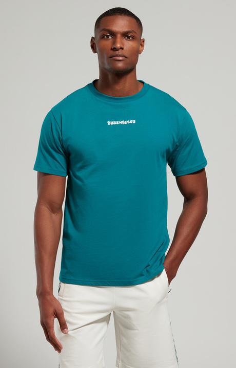 Men's T-shirt with back print, EVERGLADE, hi-res-1