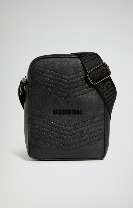 Round men's bag, BLACK, hi-res-1