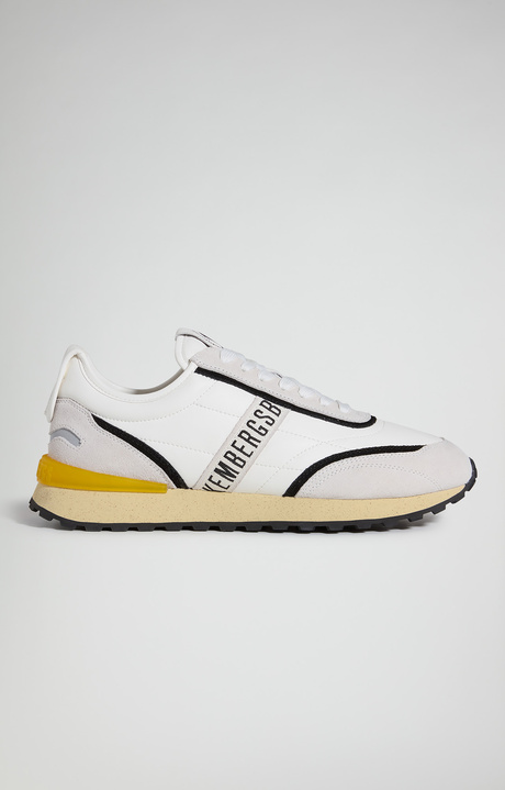 Men's Ignite M multi-material sneakers, WHITE, hi-res-1