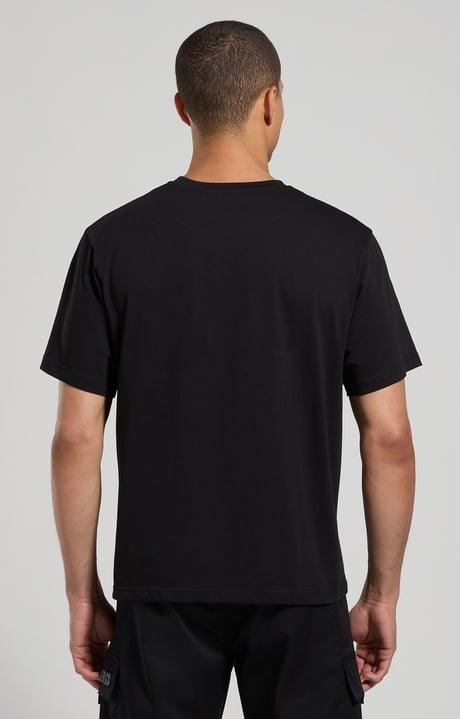 Men's K T-shirt, BLACK, hi-res-1