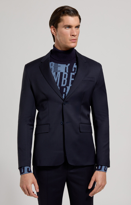 Men's slim fit jacket, DEEP WEEL, hi-res-1