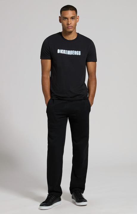 Men's slim fit T-shirt, METEORITE BLACK, hi-res-1