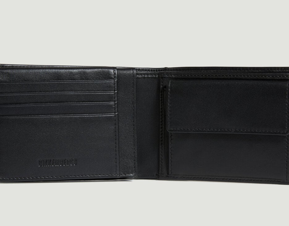 Men's flap wallet , BLACK Men's flap wallet , BLACK, hi-res-1
