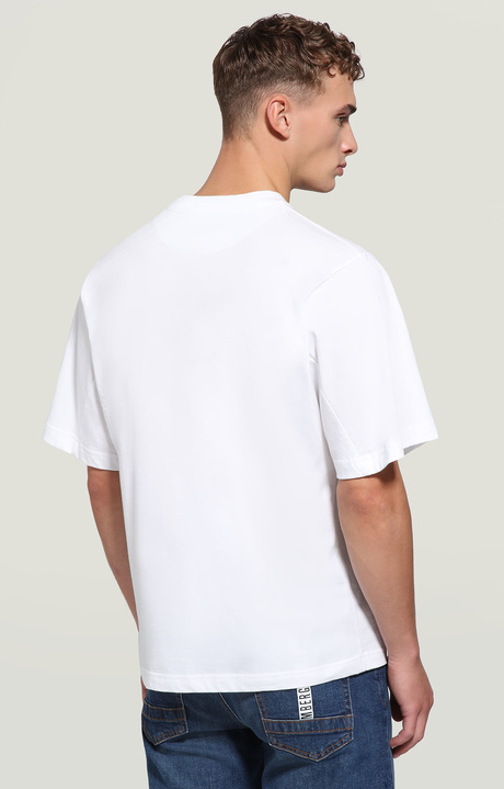 T-shirt uomo fit loose, OPTICAL WHITE, hi-res-1
