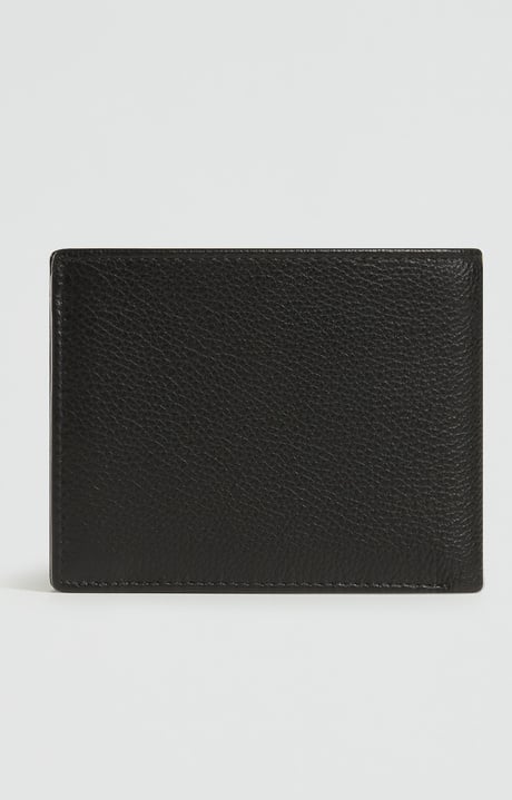 Gael men's leather wallet, BLACK Gael men's leather wallet, BLACK, hi-res-1