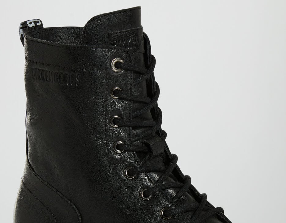 Men’s Vintage lace-up ankle boots , BLACK Men’s Vintage lace-up ankle boots , BLACK, hi-res-1