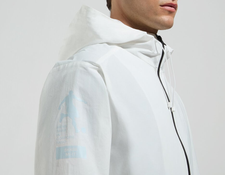 Men's nylon jacket, WHITE Men's nylon jacket, WHITE, hi-res-1