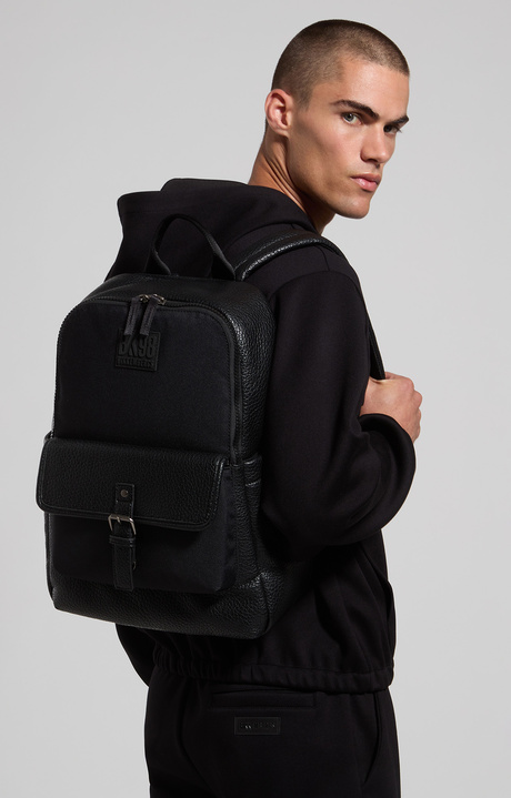 Philip men's backpack, BLACK, hi-res-1