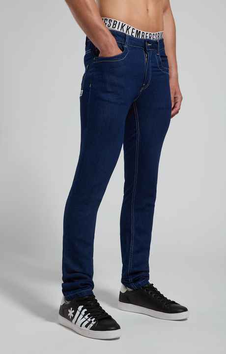 Slim fit men's jeans, L7 BLUE DENIM Slim fit men's jeans, L7 BLUE DENIM, hi-res-1