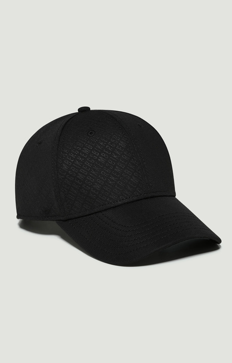 MEN'S BASEBALL CAP WITH ALL-OVER DETAILS, BLACK, hi-res-1