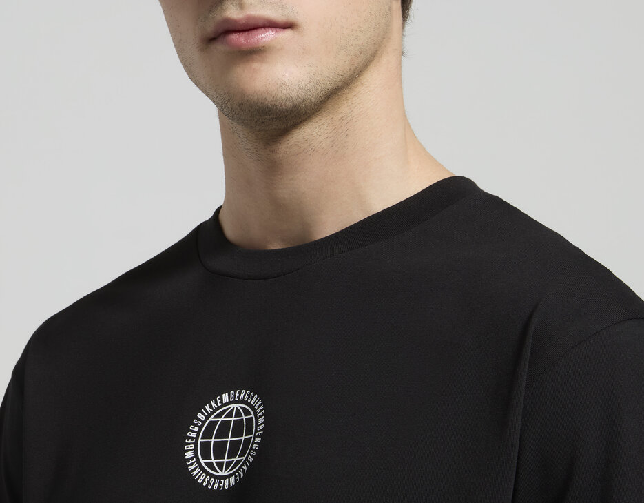 Men's back-print T-shirt, BLACK, hi-res-1