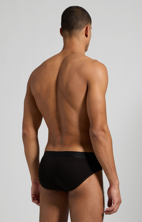 2-Pack men's briefs, BLACK 2-Pack men's briefs, BLACK, hi-res-1