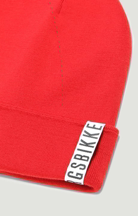 Men's hat with tape, RED Men's hat with tape, RED, hi-res-1