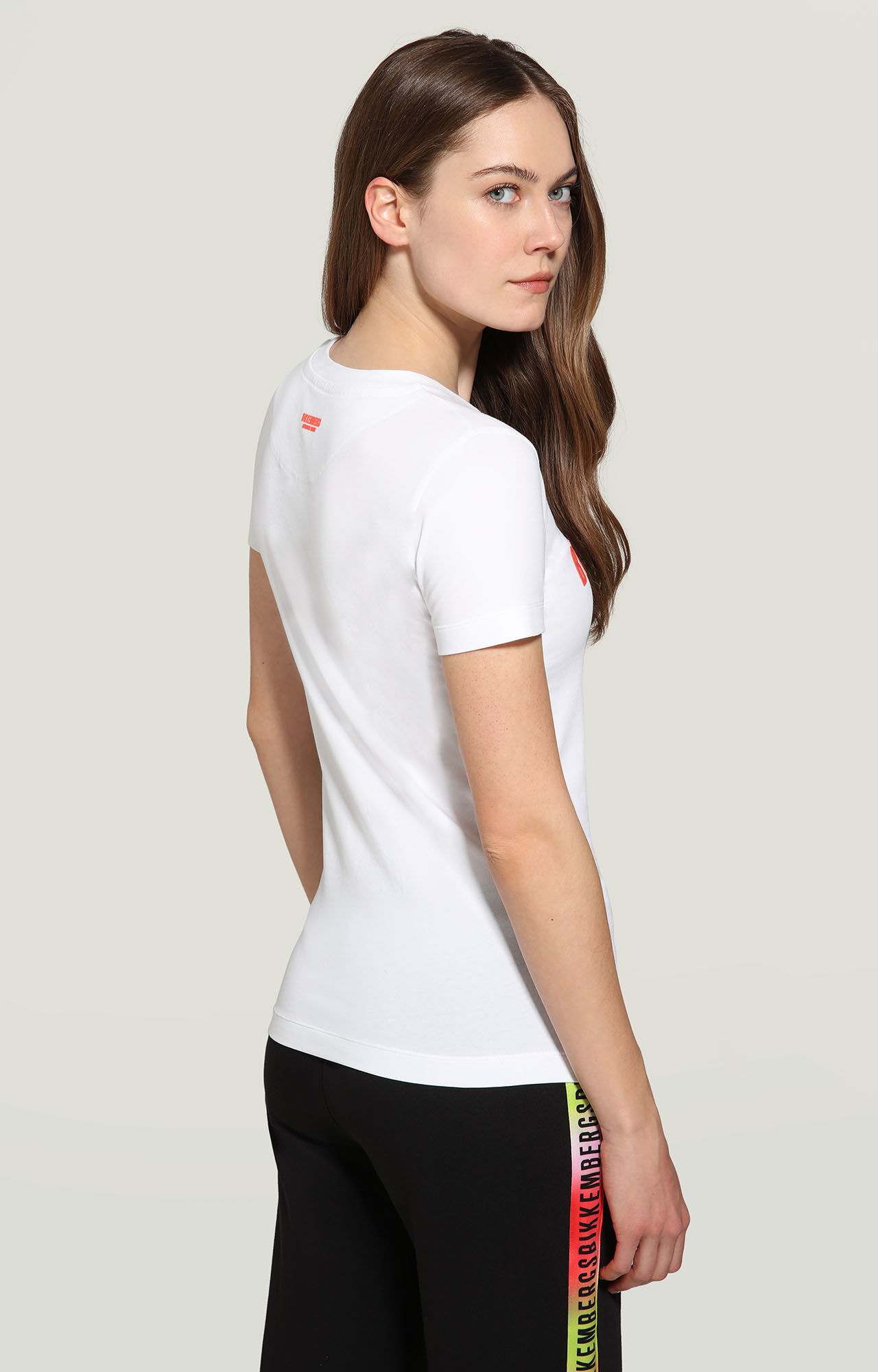 White Women's T-shirt with logo print | Bikkembergs
