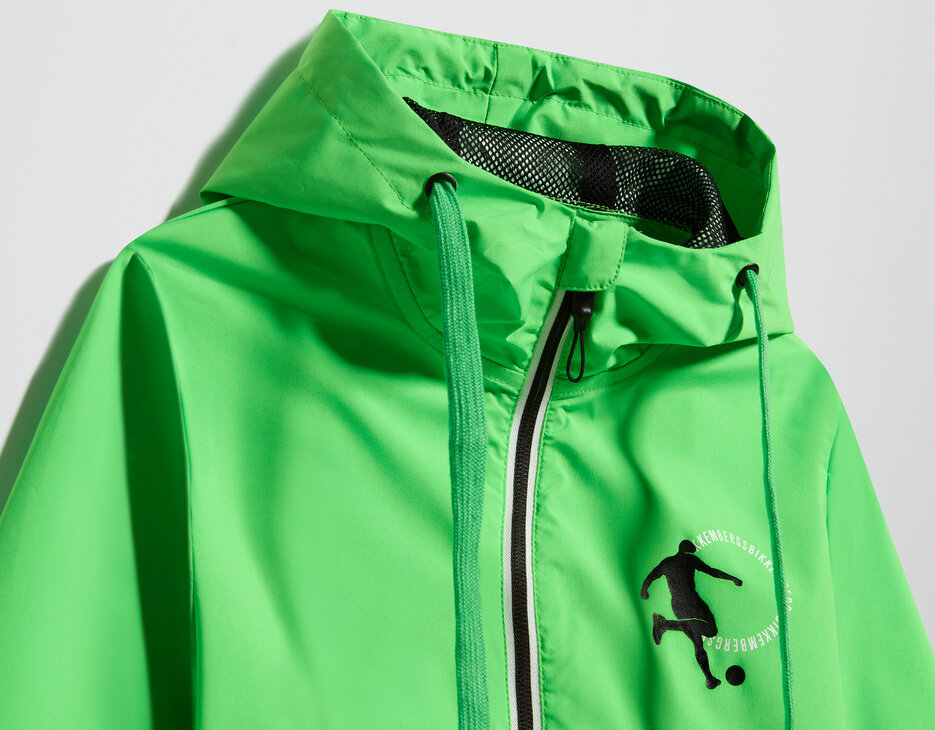 Junior's windbreaker jacket, CLASSIC GREEN, hi-res-1