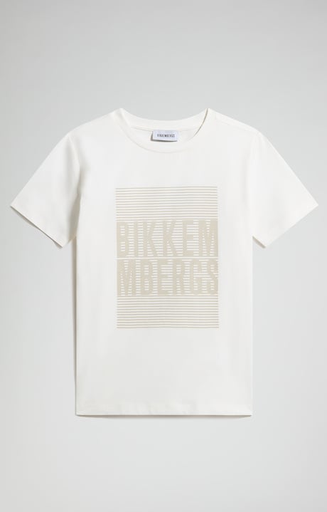 T-shirt with maxi logo, CLOUD DANCER T-shirt with maxi logo, CLOUD DANCER, hi-res-1
