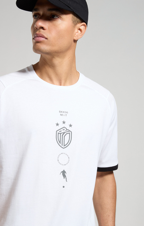 Oversize men's athletic T-shirt, WHITE, hi-res-1