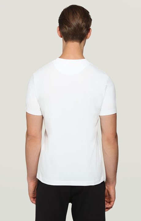 Men's T-shirt with GYM print, OPTICAL WHITE Men's T-shirt with GYM print, OPTICAL WHITE, hi-res-1