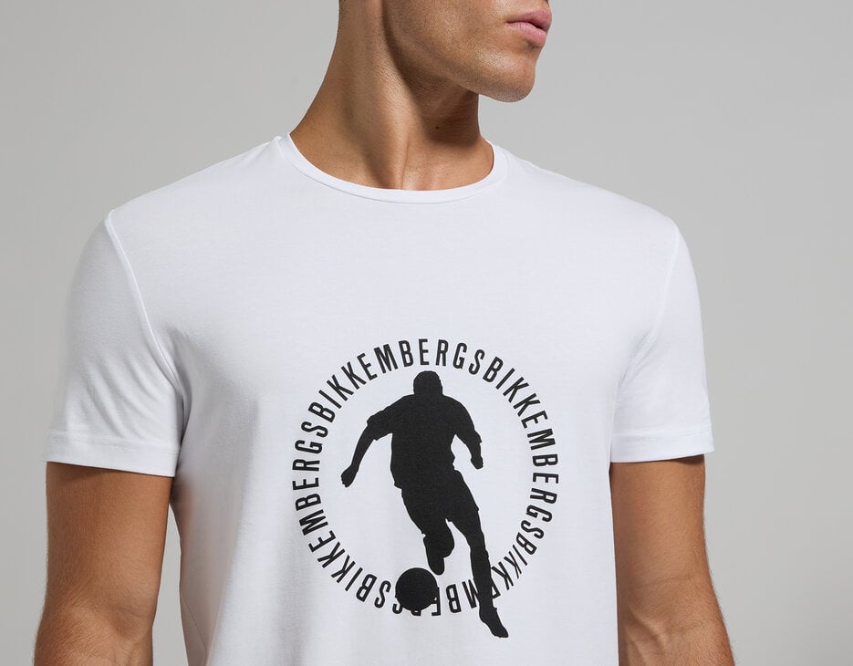 Men's slim fit T-shirt, WHITE Men's slim fit T-shirt, WHITE, hi-res-1