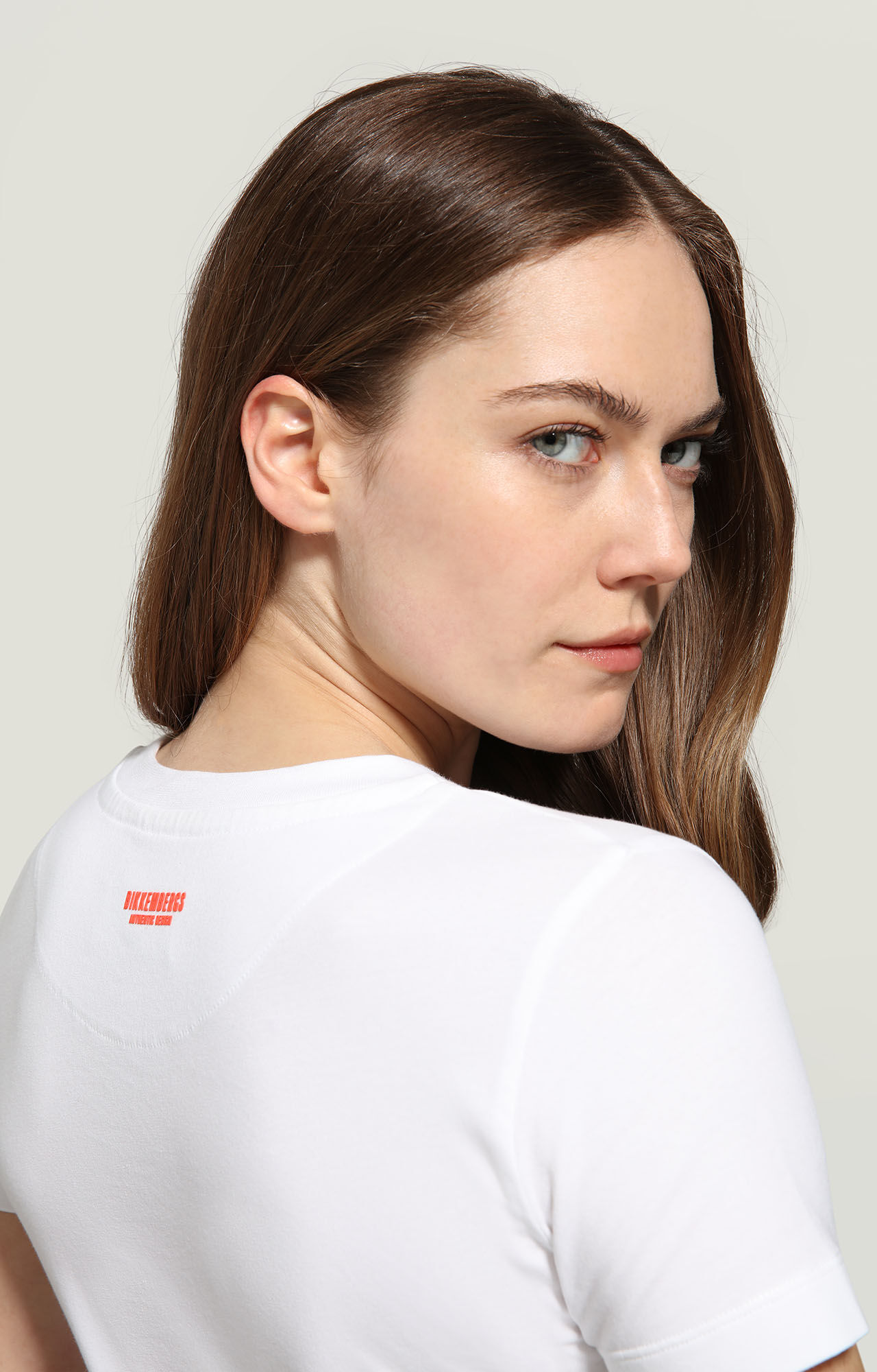 Dirk Bikkembergs brown bodysuit shirt with open back and